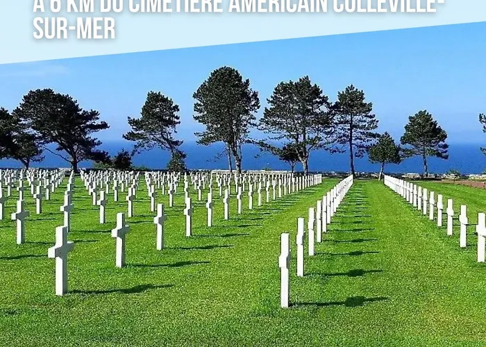 Apartmán Les Sables D'or Grand Lumineux Bien Equipe 1er Etage Vue Panoramique Sur Campagne Pres Superette, A 600 M Proche Omaha Et Pointe Du Hoc Parking Gratuit, Garage A Disposition