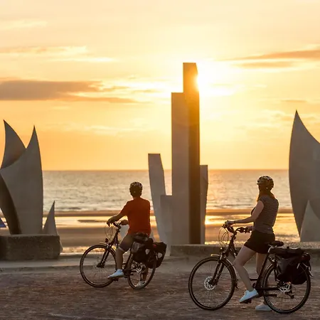 Les Sables D'or Grand Lumineux Bien Equipe 1er Etage Vue Panoramique Sur Campagne Pres Superette, A 600 M Proche Omaha Et Pointe Du Hoc Parking Gratuit, Garage A Disposition *