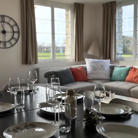 Les Sables D'or Grand Lumineux Bien Equipe 1er Etage Vue Panoramique Sur Campagne Pres Superette, A 600 M Proche Omaha Et Pointe Du Hoc Parking Gratuit, Garage A Disposition Lejlighed *