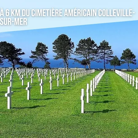 Lejlighed Les Sables D'or Grand Lumineux Bien Equipe 1er Etage Vue Panoramique Sur Campagne Pres Superette, A 600 M Proche Omaha Et Pointe Du Hoc Parking Gratuit, Garage A Disposition